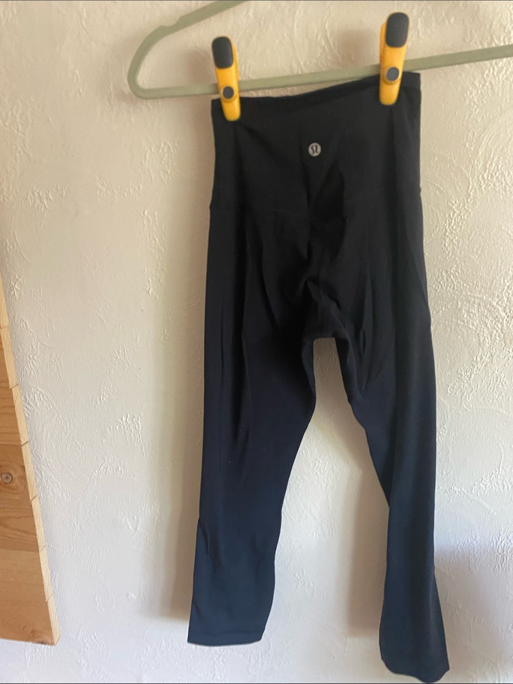 lululemon athletica Black High-Rise Leggings with Center Back Logo